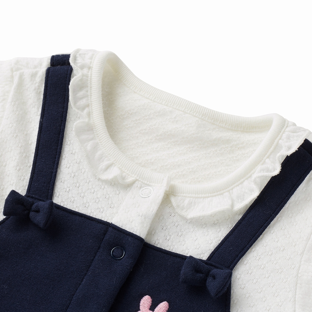 サロペット風カバーオール