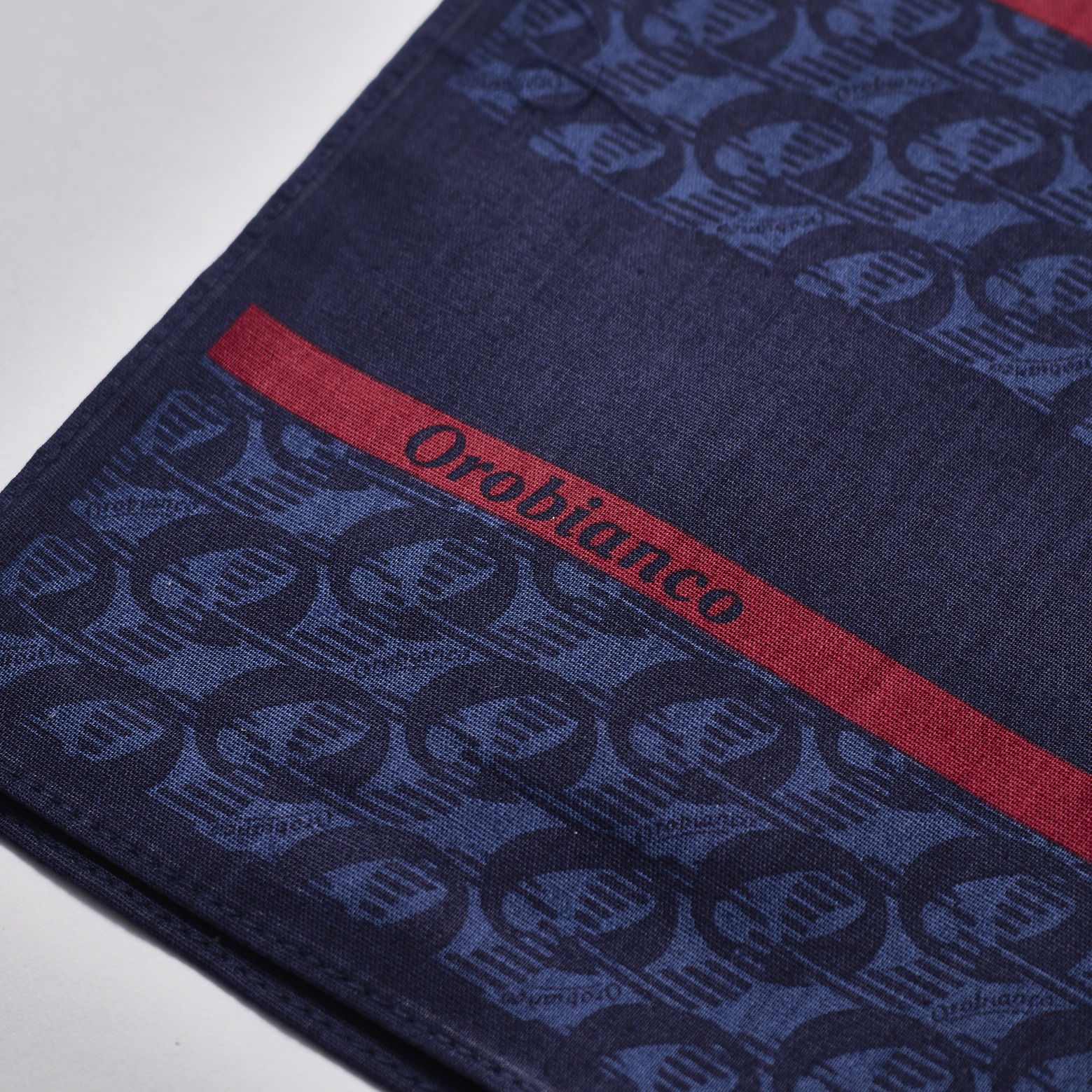 紳士プリントハンカチ