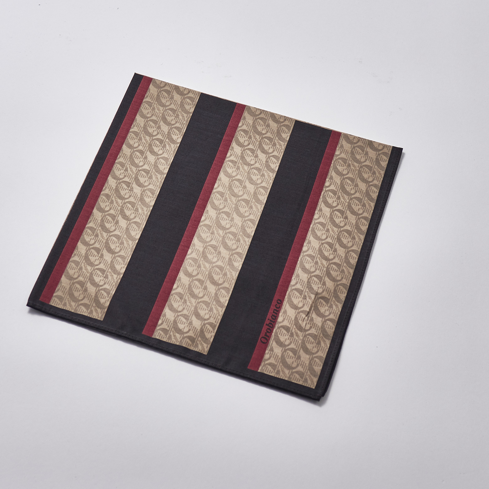 紳士プリントハンカチ