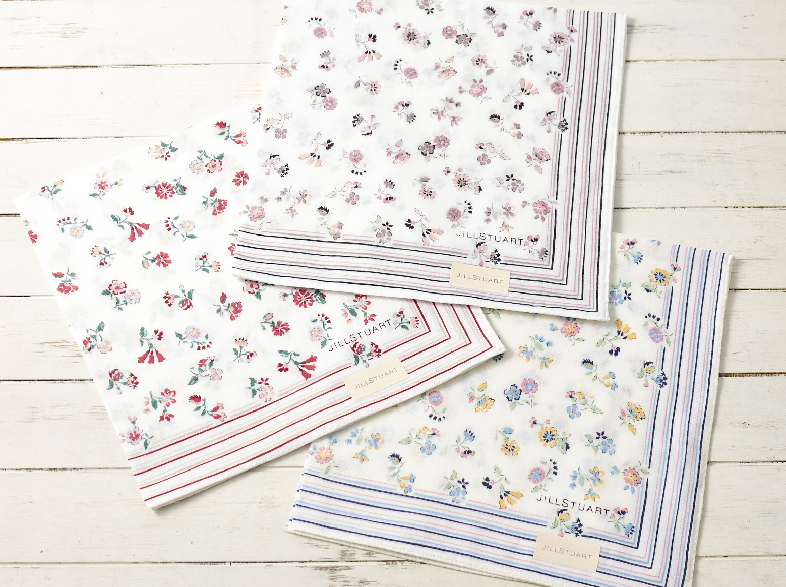 婦人プリントハンカチ