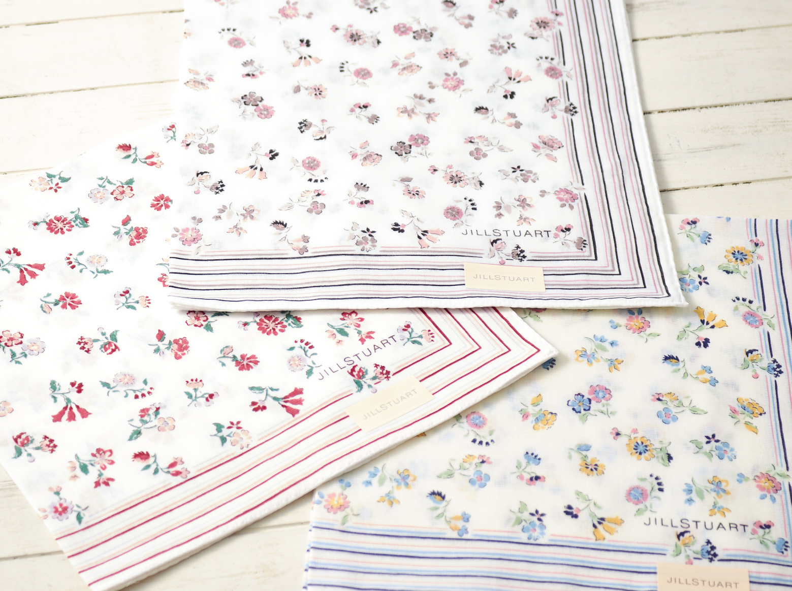 婦人プリントハンカチ