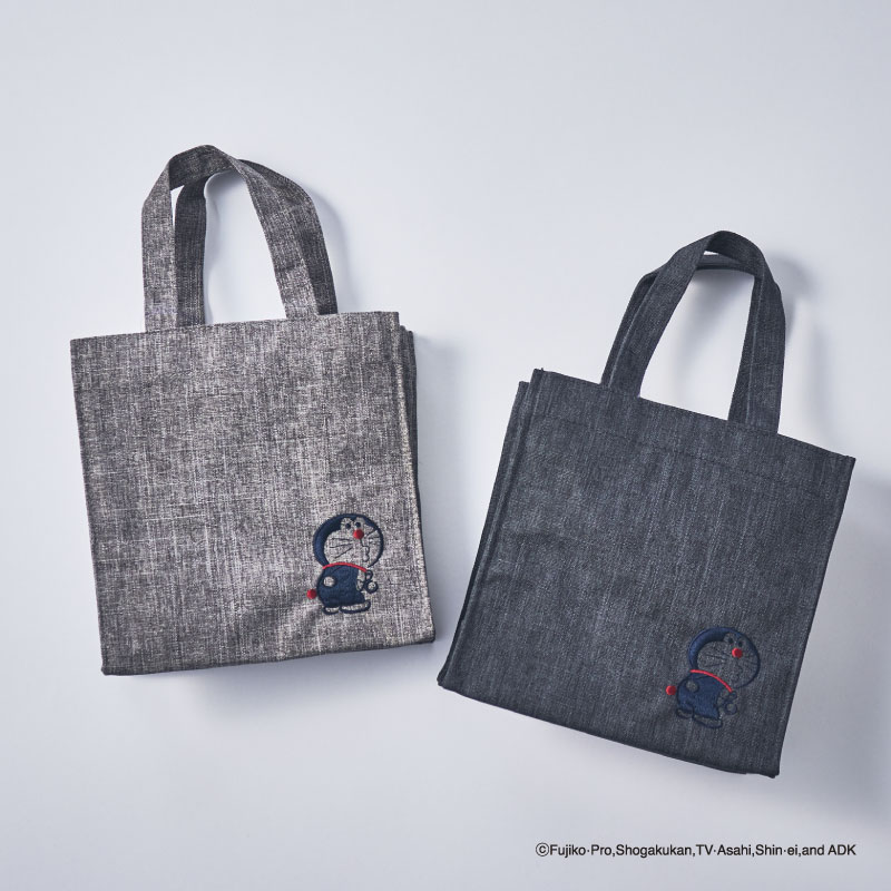 ドラえもんトートバッグ ドラえもん サガラ刺繍トートバッグドラえもんとミニドラえもん