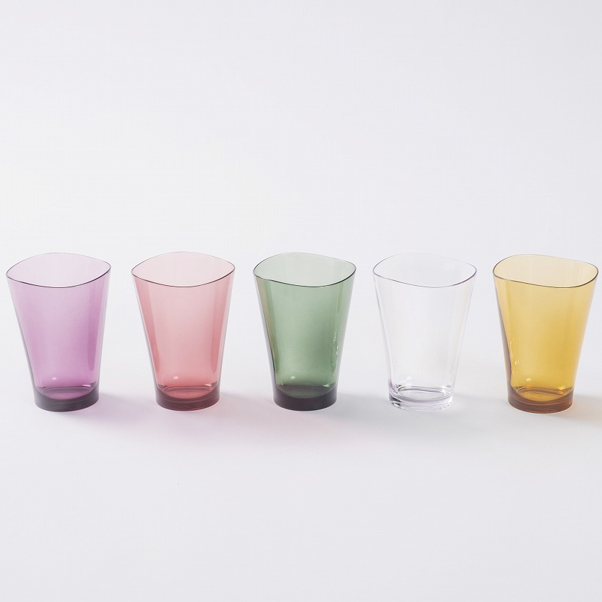 ゆらぎタンブラーM　カラーズ　5色セット