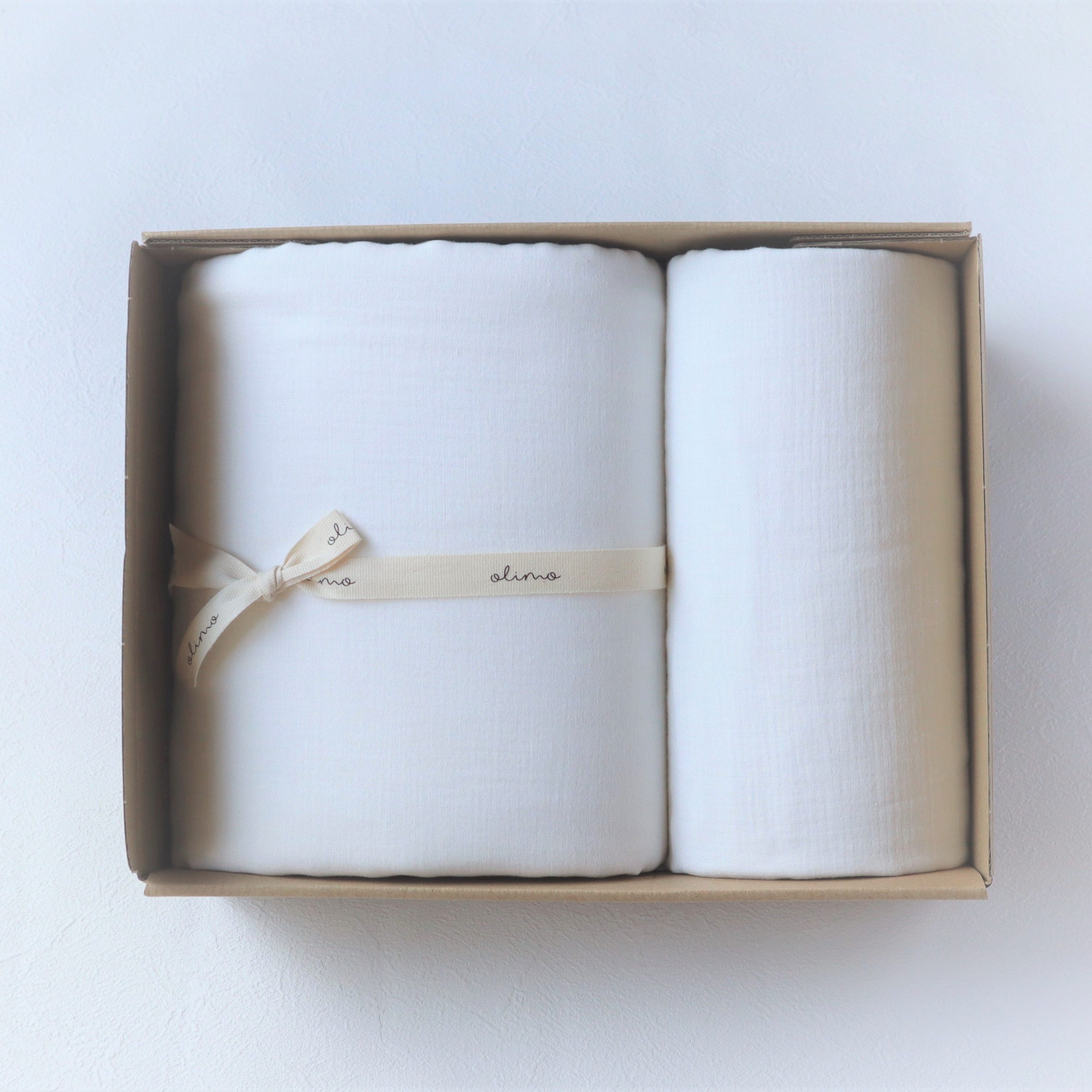 【tissu de coton】選べる生地/シングルシーツ＆ピローケース giftbox