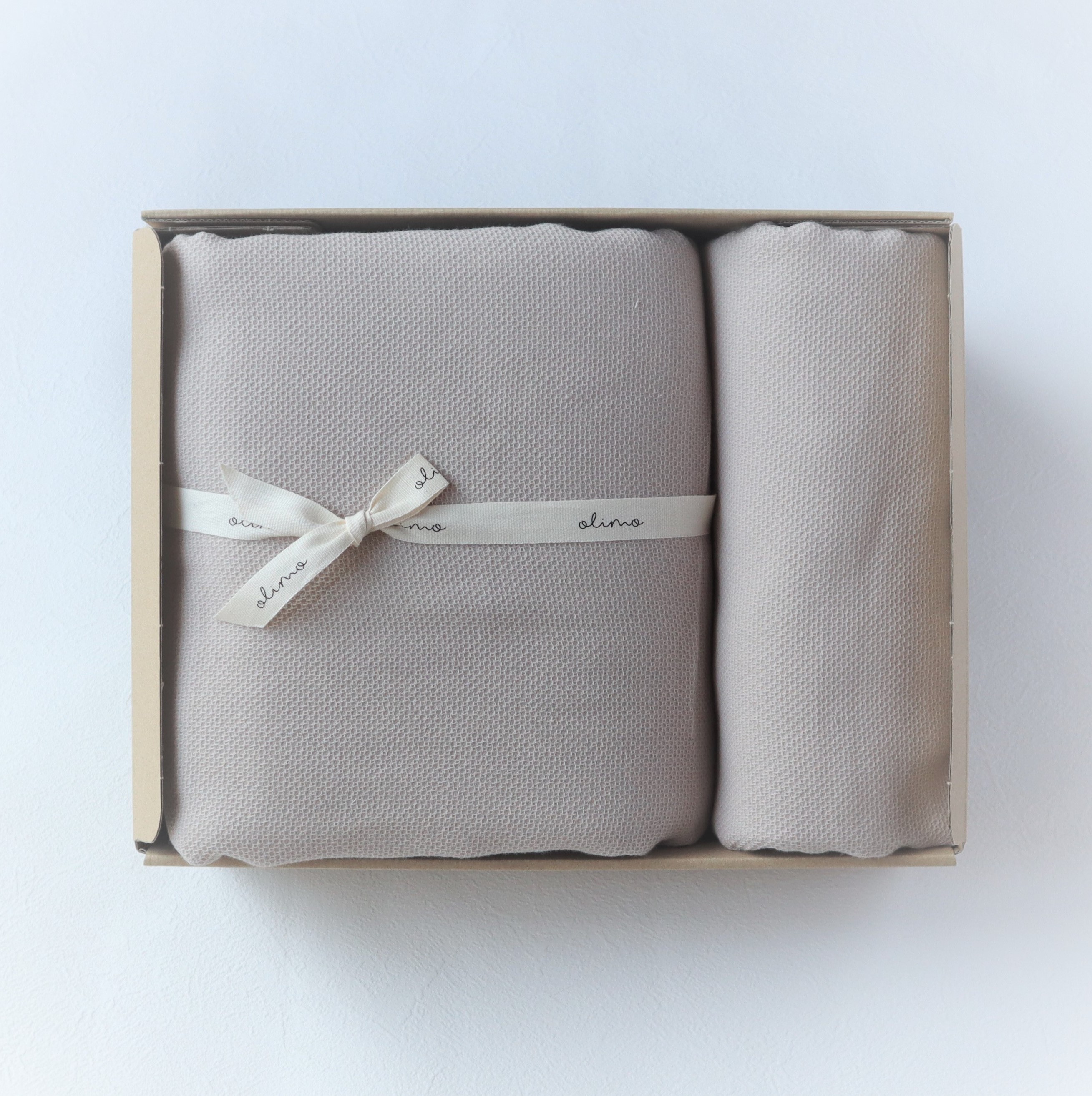 【tissu de coton】選べる生地/シングルシーツ＆ピローケース giftbox