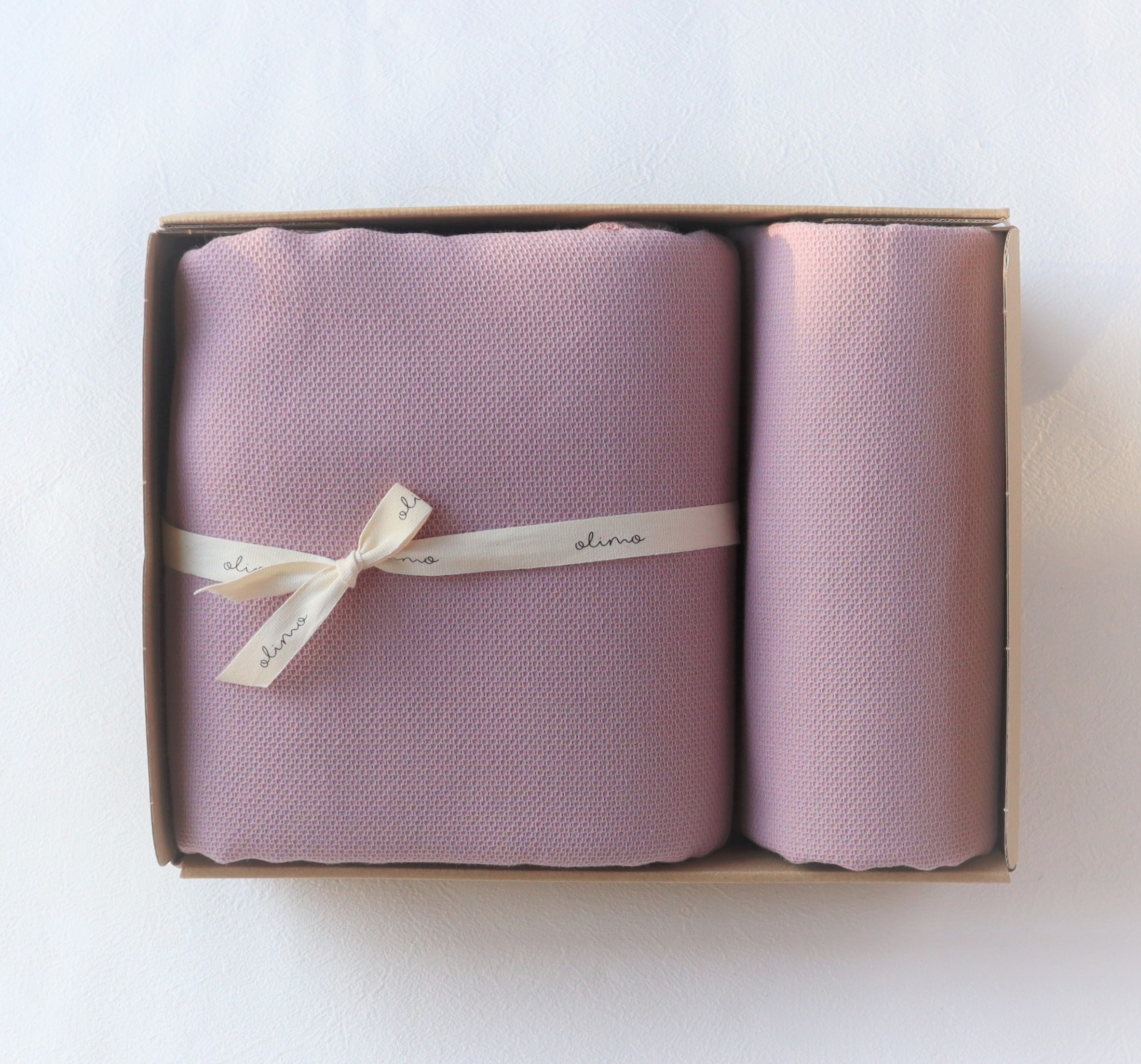 【tissu de coton】選べる生地/シングルシーツ＆ピローケース giftbox