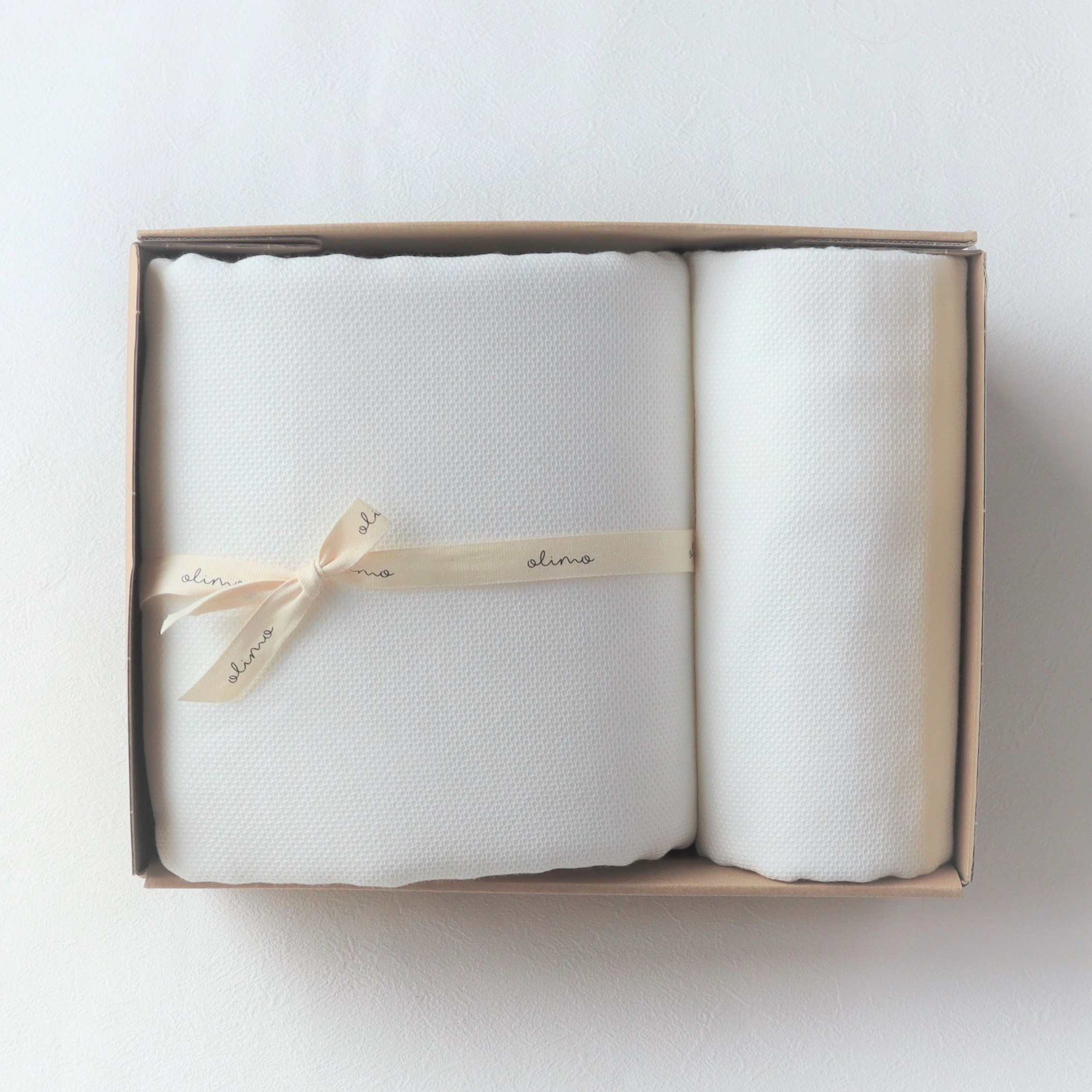 【tissu de coton】選べる生地/シングルシーツ＆ピローケース giftbox