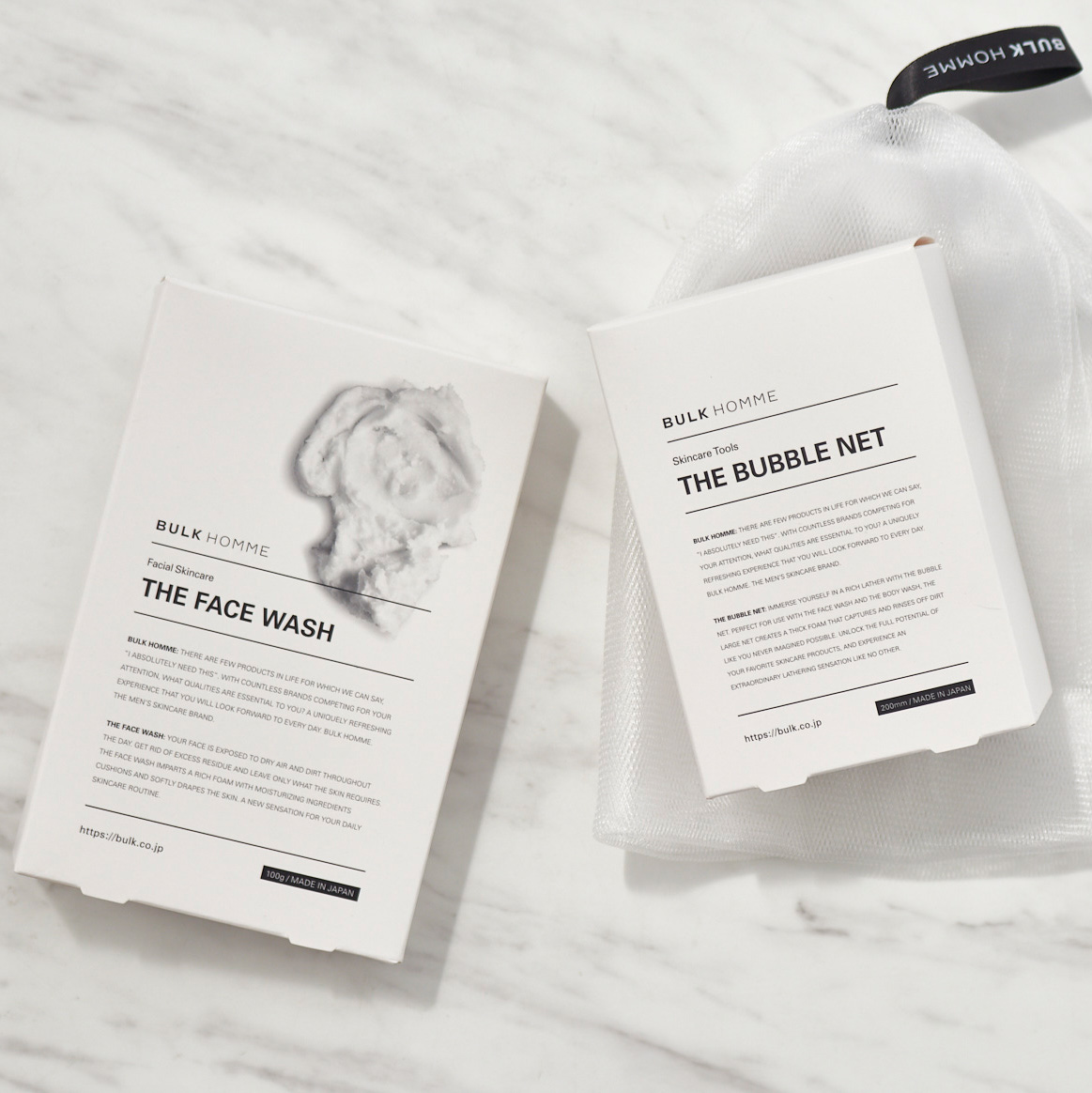 THE FACE WASH & THE BUBBLE NET