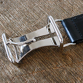 MERCER ITALIAN VEGETABLE TANNED OILED LEATHER MESH BELT