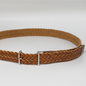 MERCER ITALIAN VEGETABLE TANNED OILED LEATHER MESH BELT