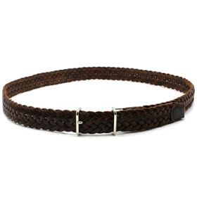 MERCER ITALIAN VEGETABLE TANNED OILED LEATHER MESH BELT