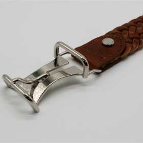 MERCER ITALIAN VEGETABLE TANNED OILED LEATHER MESH BELT