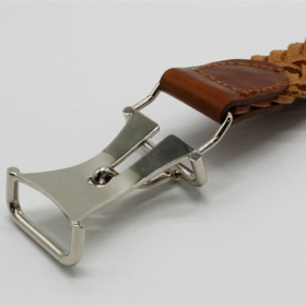 MERCER ITALIAN VEGETABLE TANNED OILED LEATHER MESH BELT