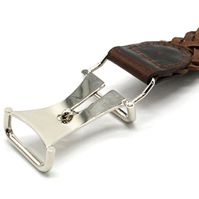 MERCER ITALIAN VEGETABLE TANNED OILED LEATHER MESH BELT