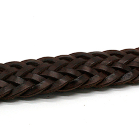 MERCER ITALIAN VEGETABLE TANNED OILED LEATHER MESH BELT