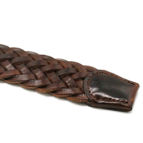 MERCER ITALIAN VEGETABLE TANNED OILED LEATHER MESH BELT