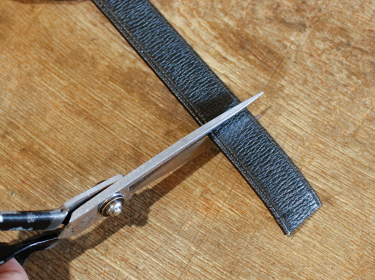 SHRUNKEN LEATHER ELASTIC BELT