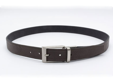 SHRUNKEN LEATHER ELASTIC BELT