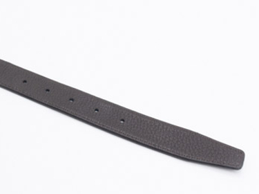 SHRUNKEN LEATHER ELASTIC BELT