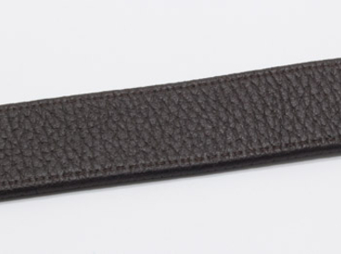 SHRUNKEN LEATHER ELASTIC BELT