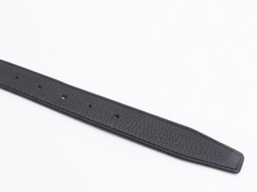 SHRUNKEN LEATHER ELASTIC BELT