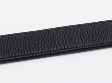 SHRUNKEN LEATHER ELASTIC BELT