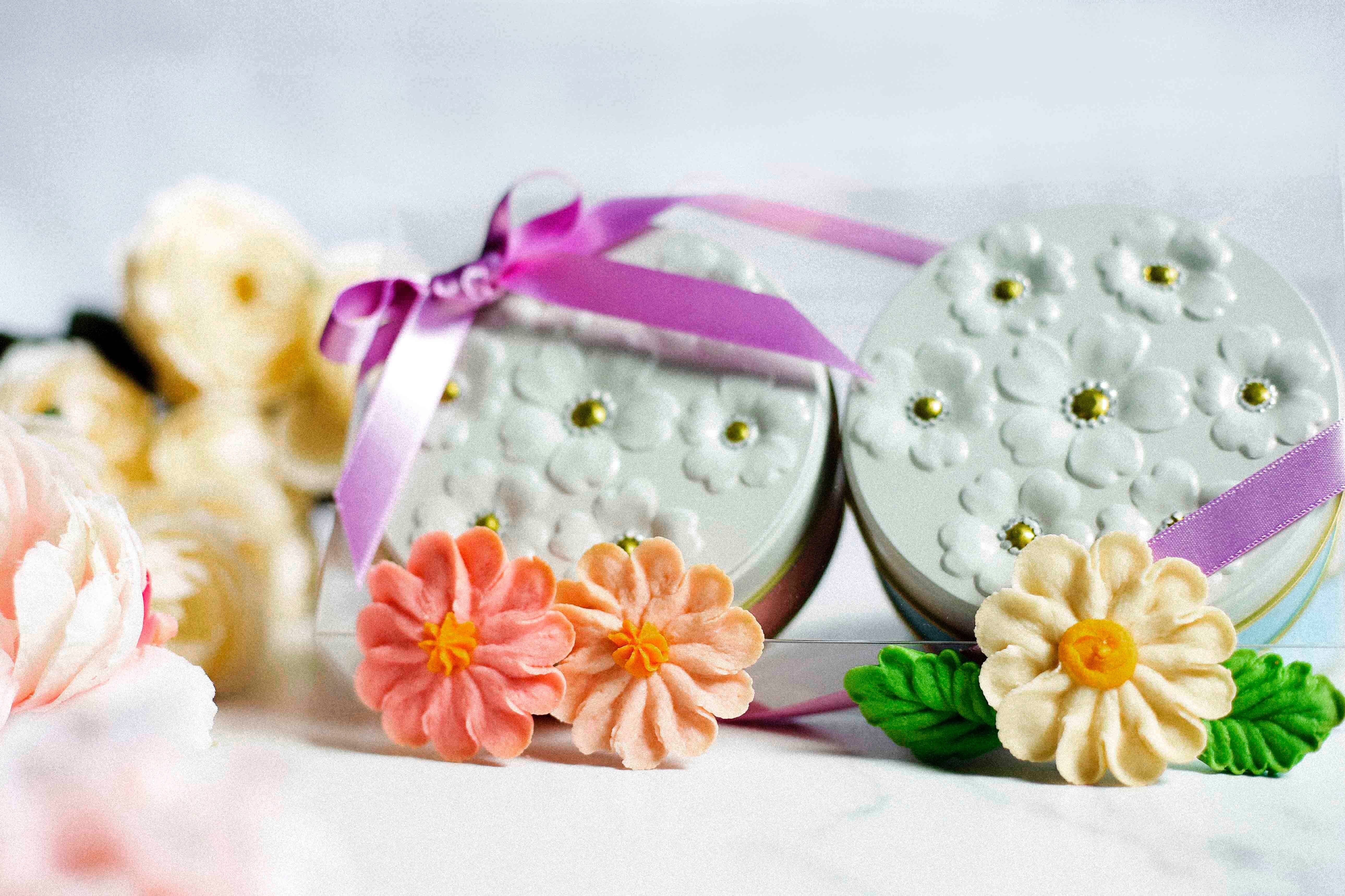 お花のぼうろ「コスモス＆マーガレット」２缶セット