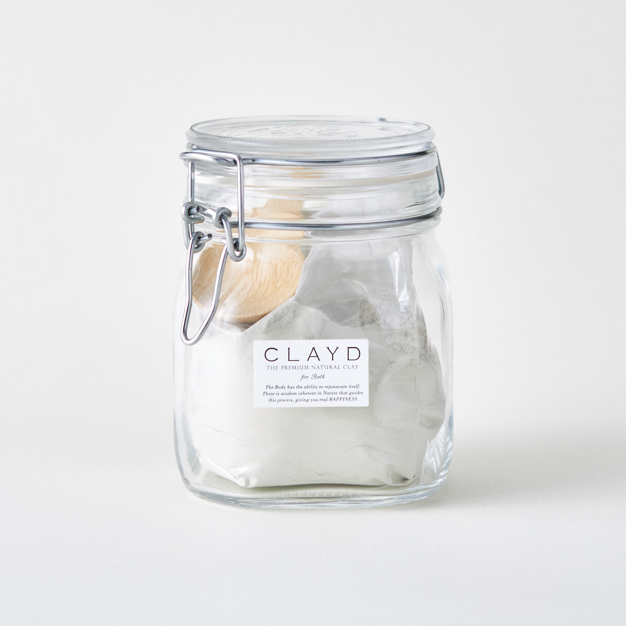 温泉を超えた入浴剤 クレイパウダー CANISTER SET 400g [パックにも使える]