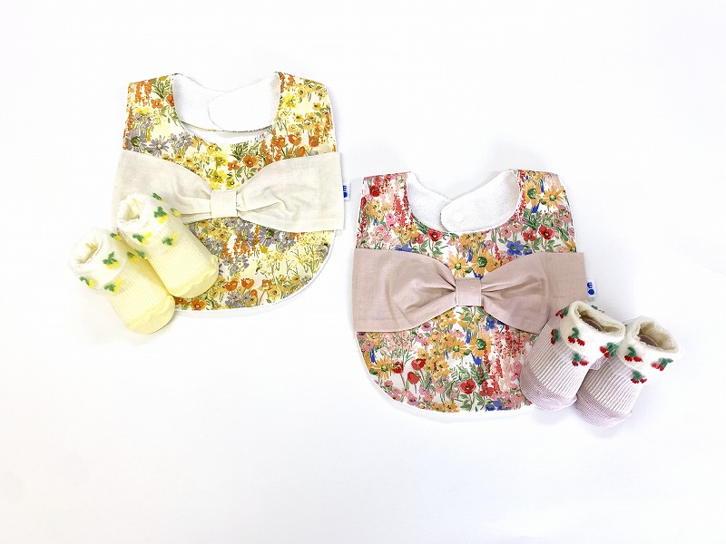 さくらんぼソックス＆水彩花柄スタイセット