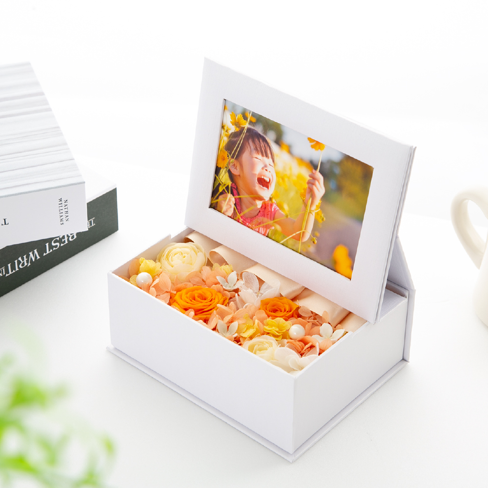 プリザーブドフラワー 『photo flower box フォトフラワーボックス』