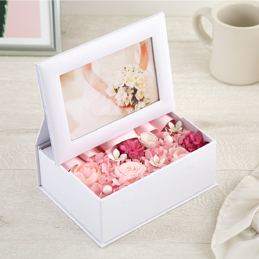 プリザーブドフラワー 『photo flower box フォトフラワーボックス』