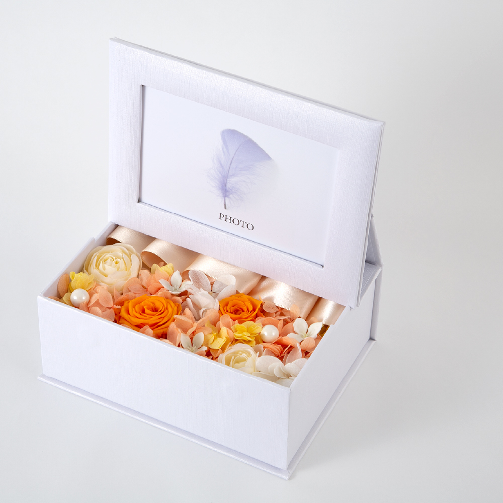 プリザーブドフラワー 『photo flower box フォトフラワーボックス』
