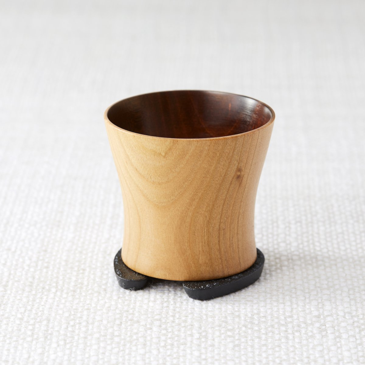 福おちょこ　山桜　生拭漆