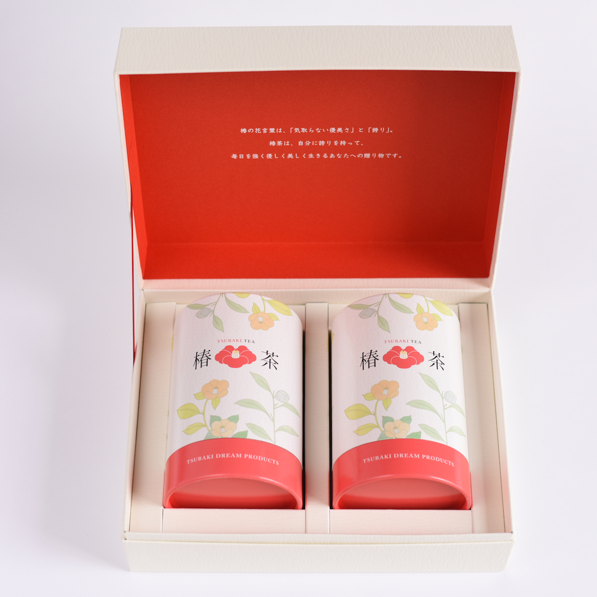 椿茶　茶筒ギフト