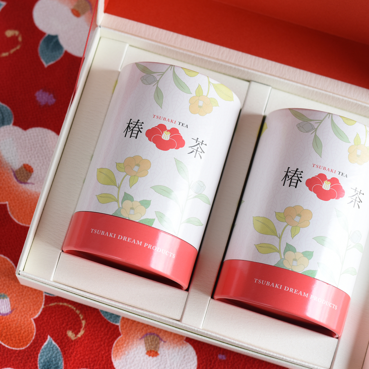 椿茶　茶筒ギフト