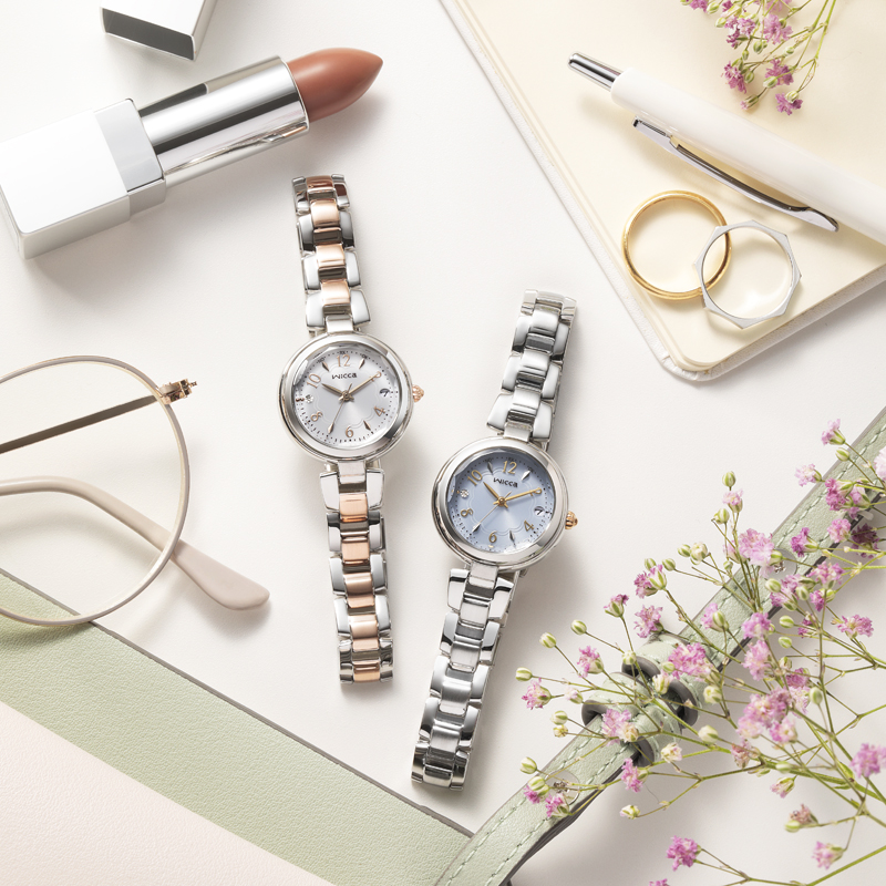 ソーラーテック電波時計　コンビネーション