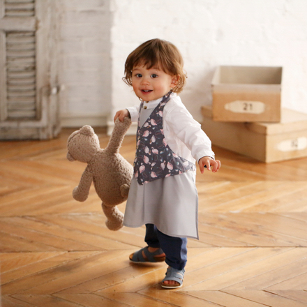 お食事エプロン【ベビーサイズ/男の子向け】