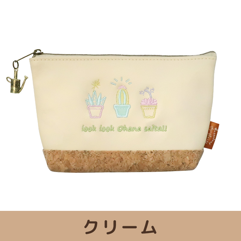 ティッシュポーチ　クリーム の画像
