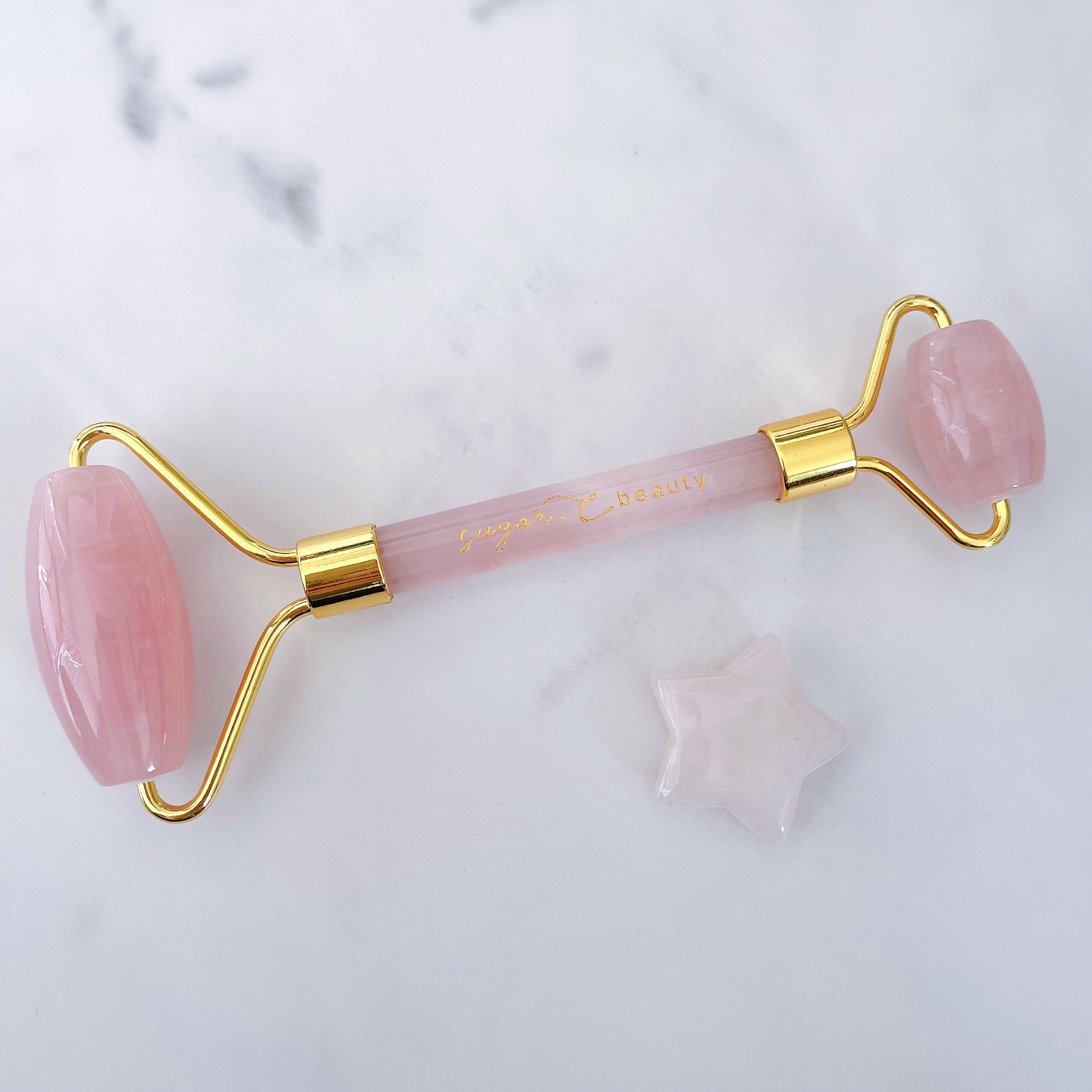 Rose Quartz ピンク 天然水晶 の画像