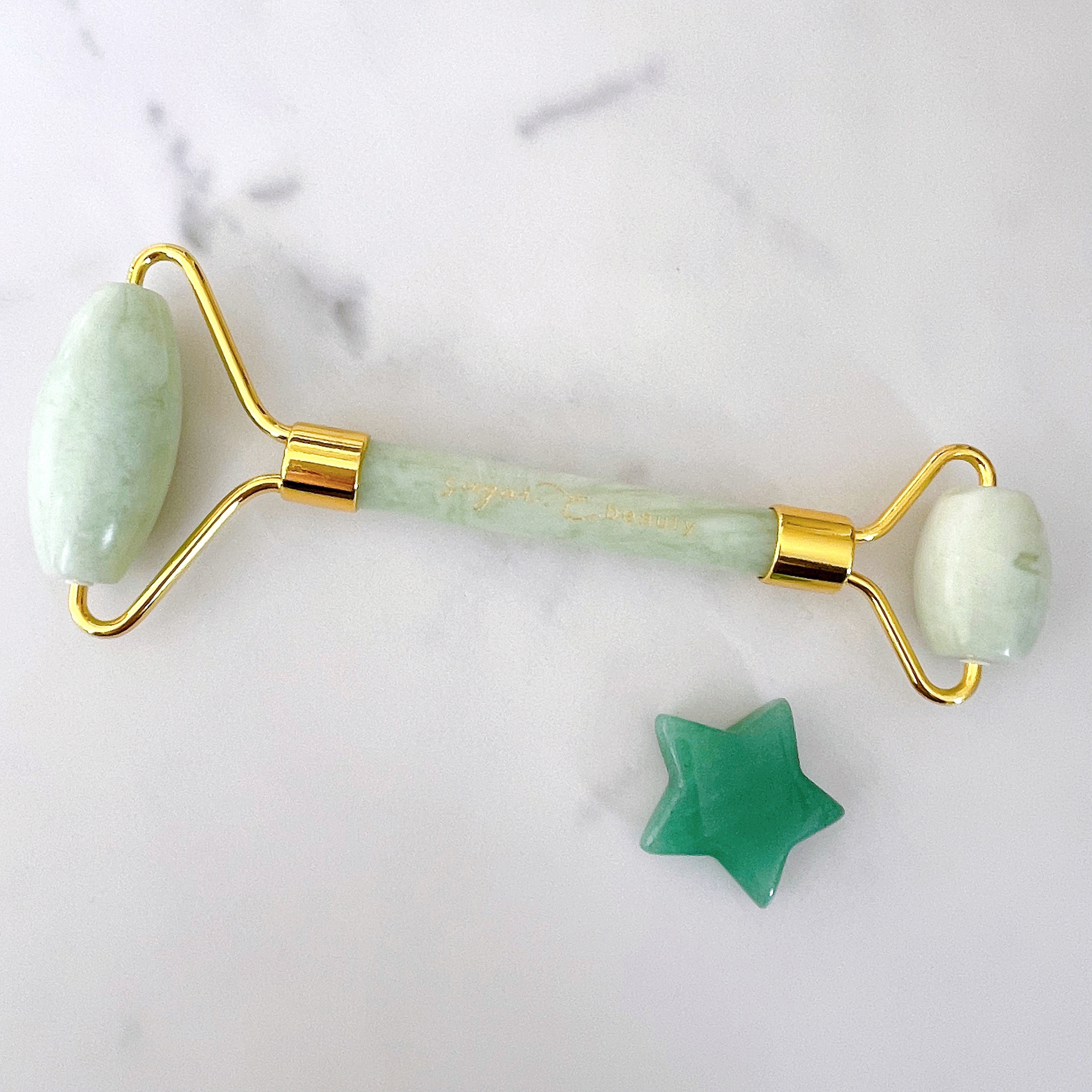 Mint Jade グリーン 天然水晶 の画像