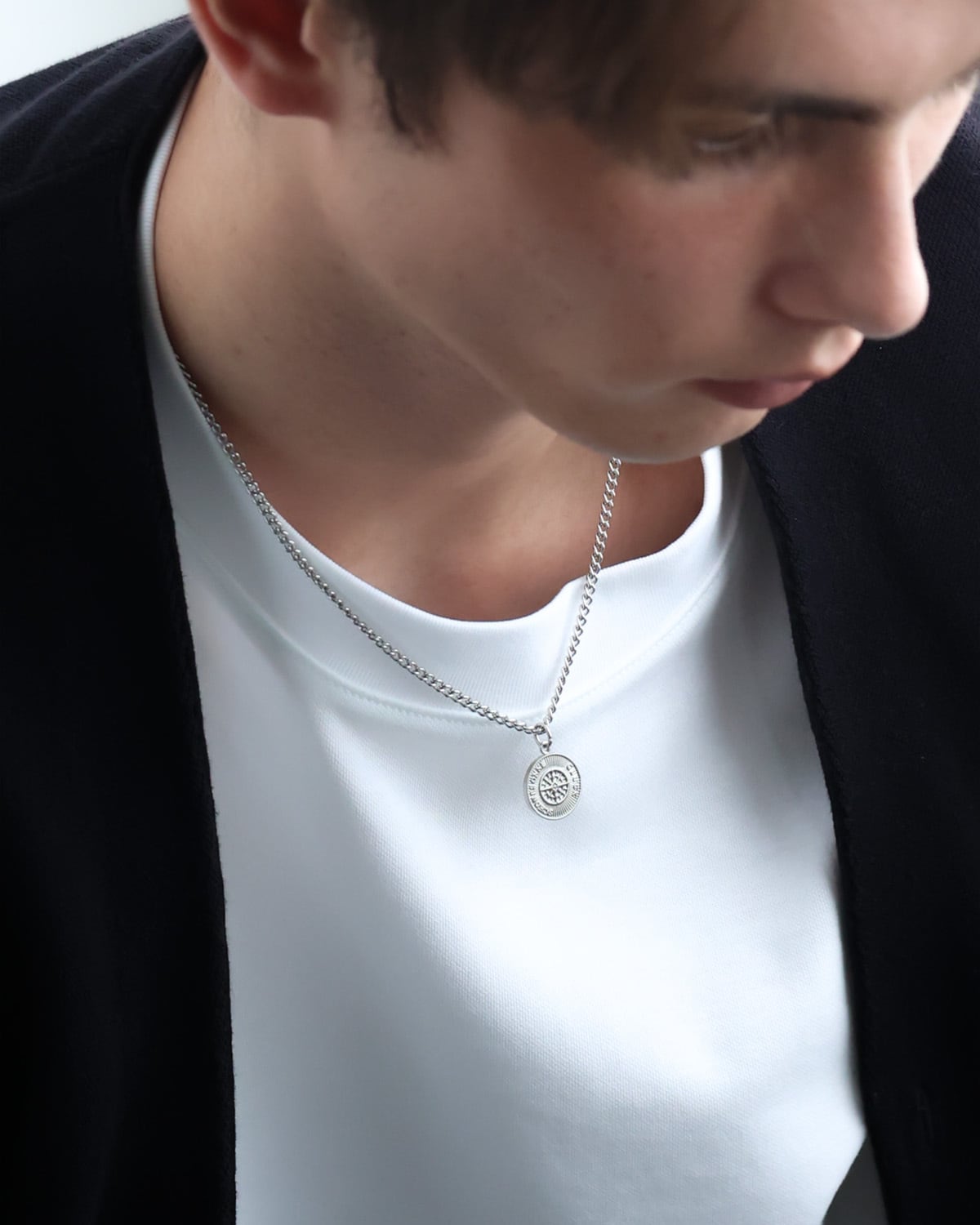 Sonne Coin necklace　シルバー の画像