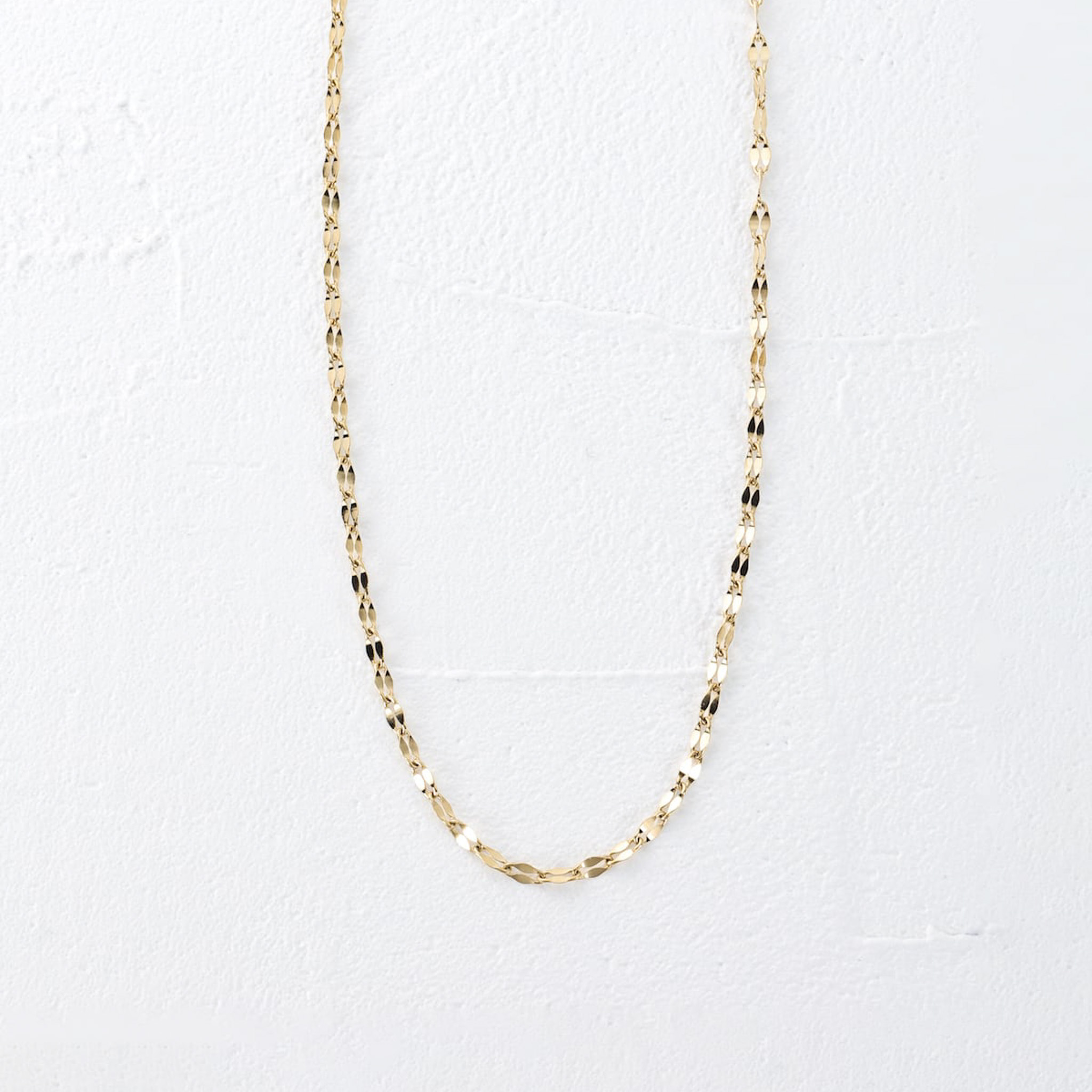 Petal chain necklace 　ゴールド の画像