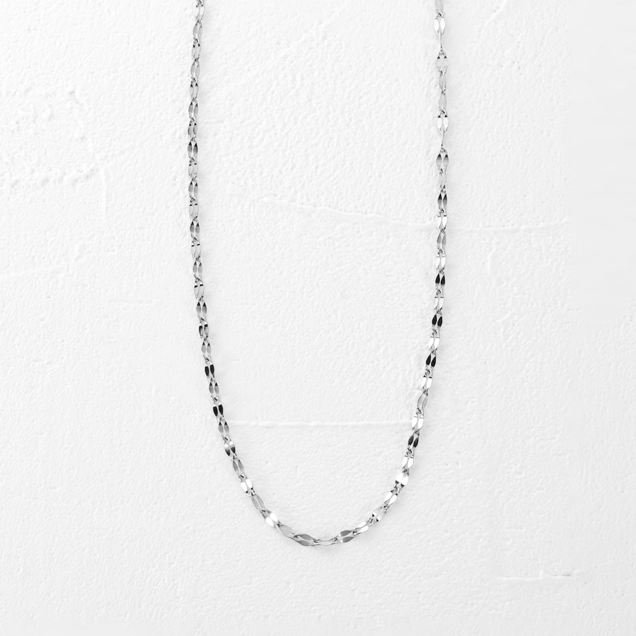 Petal chain necklace 　シルバー の画像