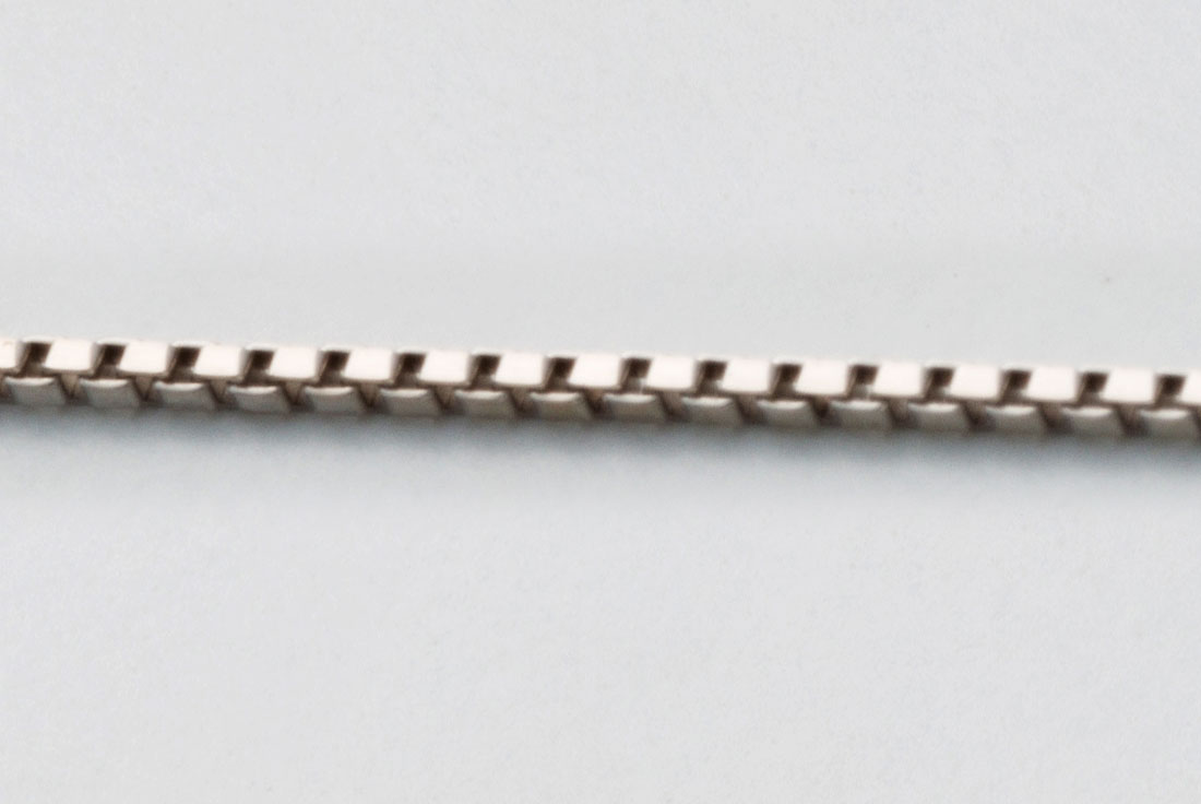 ベネチアン(0.8mm)_シルバー_60cm の画像