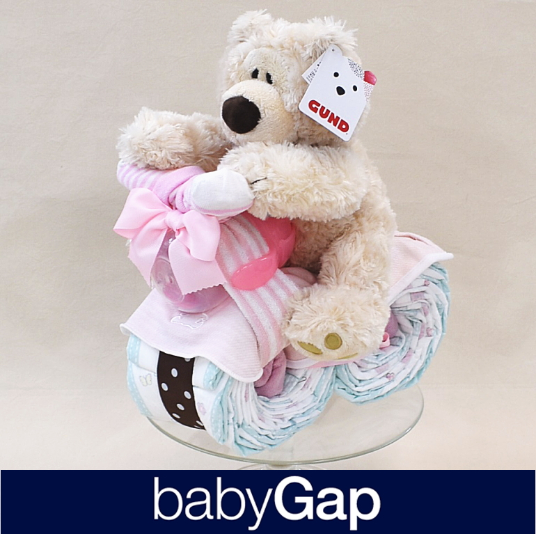GAP  ブラウン　ピンク の画像