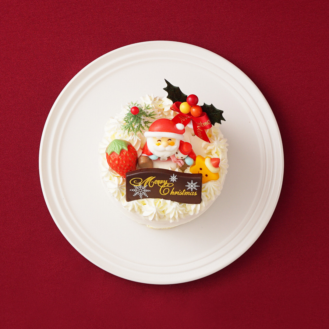 Xmas 生クリームケーキ クリスマス 4号 の画像