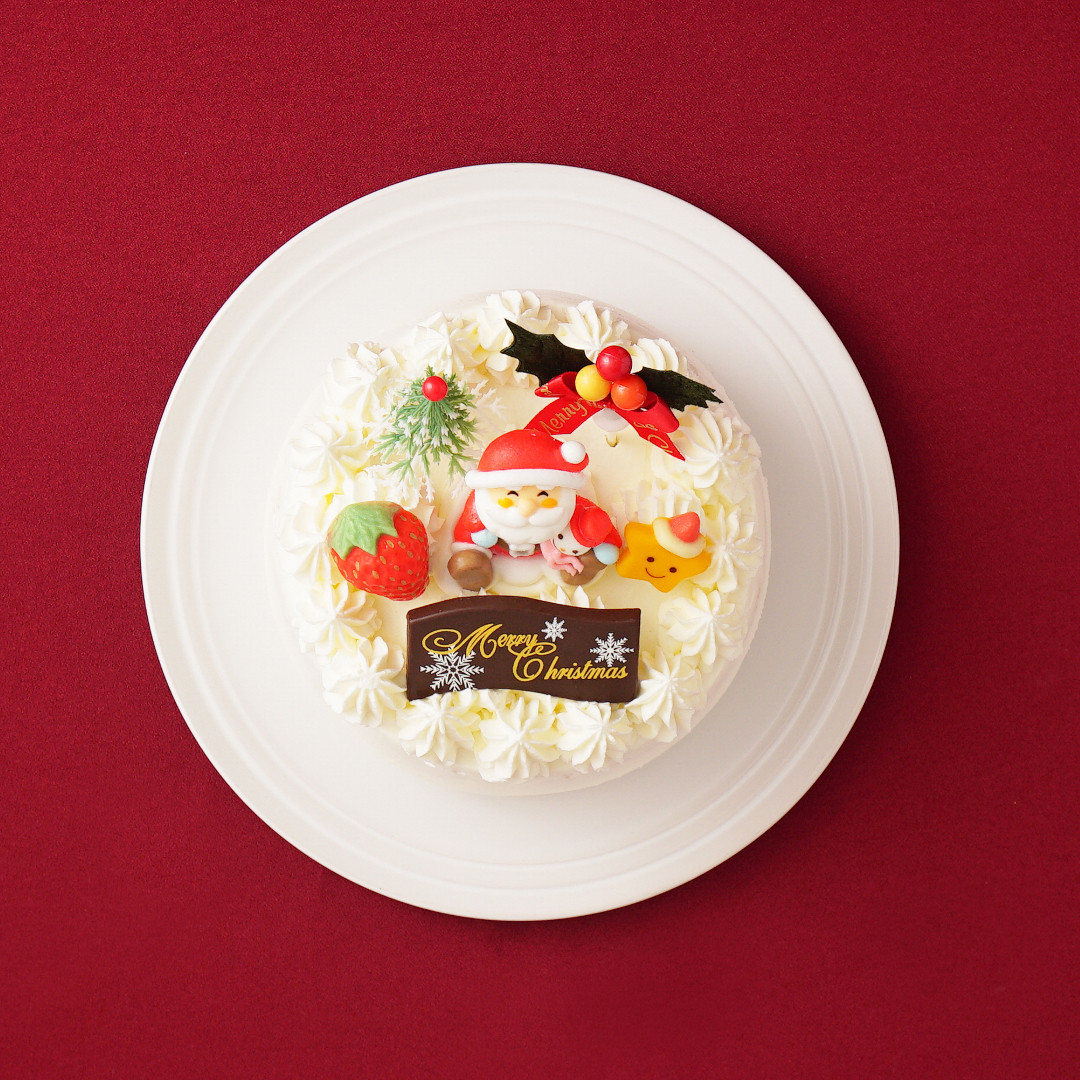 Xmas 生クリームケーキ クリスマス 5号 の画像