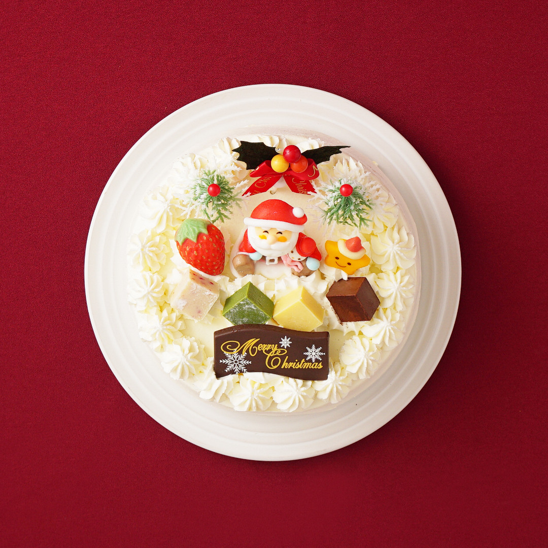 Xmas 生クリームケーキ クリスマス 6号 の画像