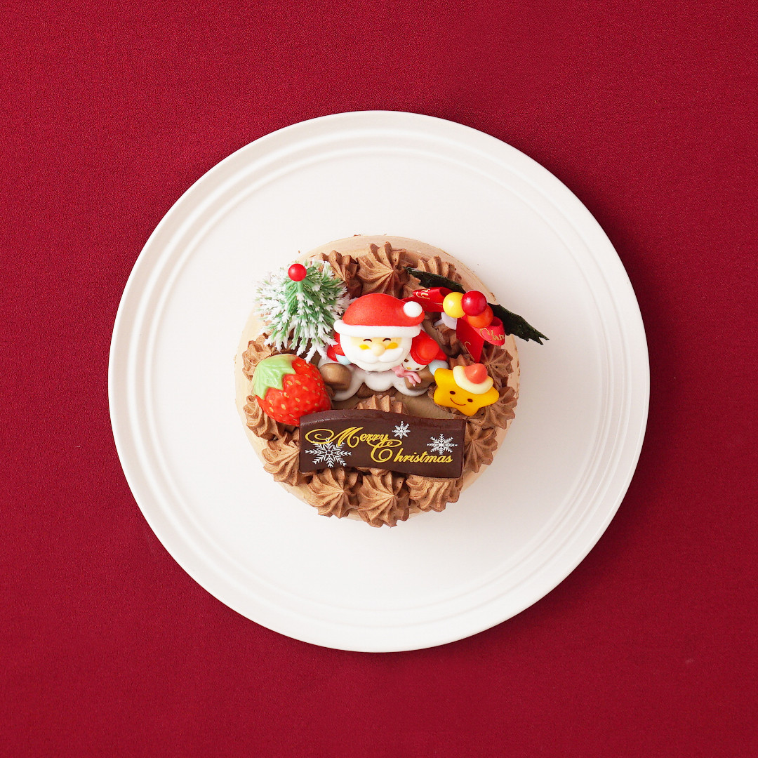 Xmas 生チョコクリームケーキ クリスマス 4号 の画像