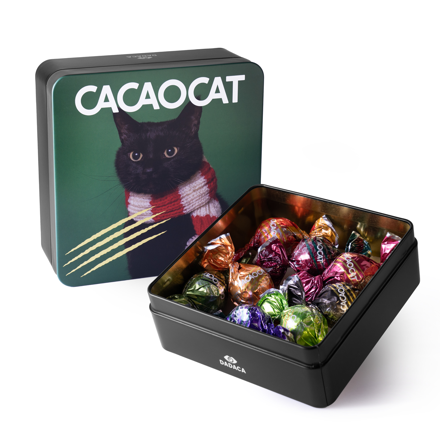 CACAOCAT 缶 ミックス 8 個入り CHRISTMAS の画像